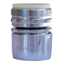 LASCO 09-1227 Swivel Spray, Dual Thread, Chrome Faucet
