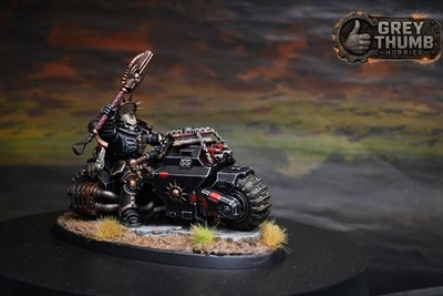 Kaplan auf dem Fahrrad Warhammer 40k Space Marines