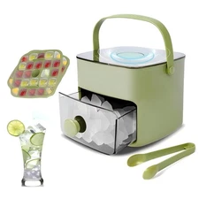 Ice Cube Tray with Lid and Bin Ice Cube Trays for Freezer Ice Maker Ice Tray ...