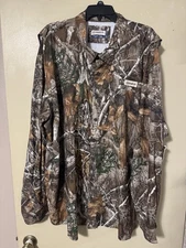 Magellan Men’s Fish Gear LS Camo Shirt Real Tree Edge 3XL