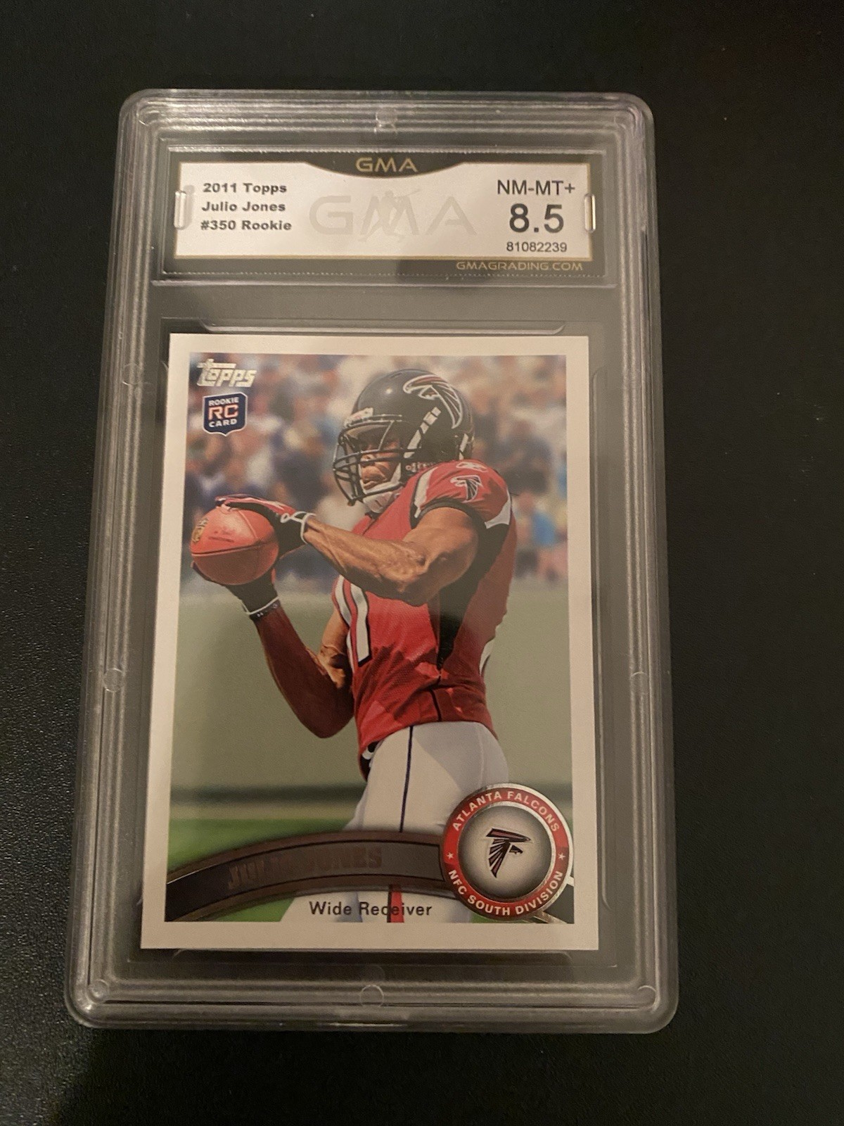 2011 Topps - Julio Jones #350 Catching Ball Facing Left (RC)