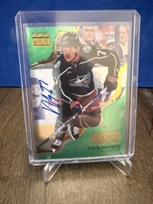 Nick Blankenburg - Premium Prospects Auto 2022-23 Skybox Metal Universe /25