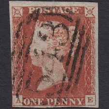 V16_28 GB QV 1841 1d PLATE 60 SG8-B1(1) AE FU MISSING IMPRIMATUR NR 4M LISS 543