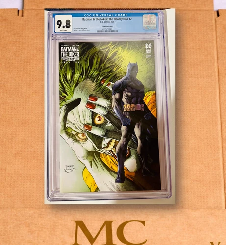 🦇 Batman & the Joker The Deadly Duo #2 CGC 9.8 - Jim Lee Variant - 33 Graded