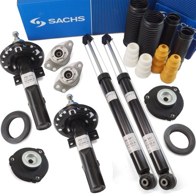 SACHS Stoßdämpfersatz Vorne Hinten für SEAT SKODA Fabia 1 2 3 VW Polo 9A 6C 6R