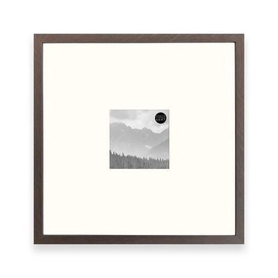 16x16'' für 5x5'' Holz Nussbaum Optik Bilderrahmen | Hartland Collection