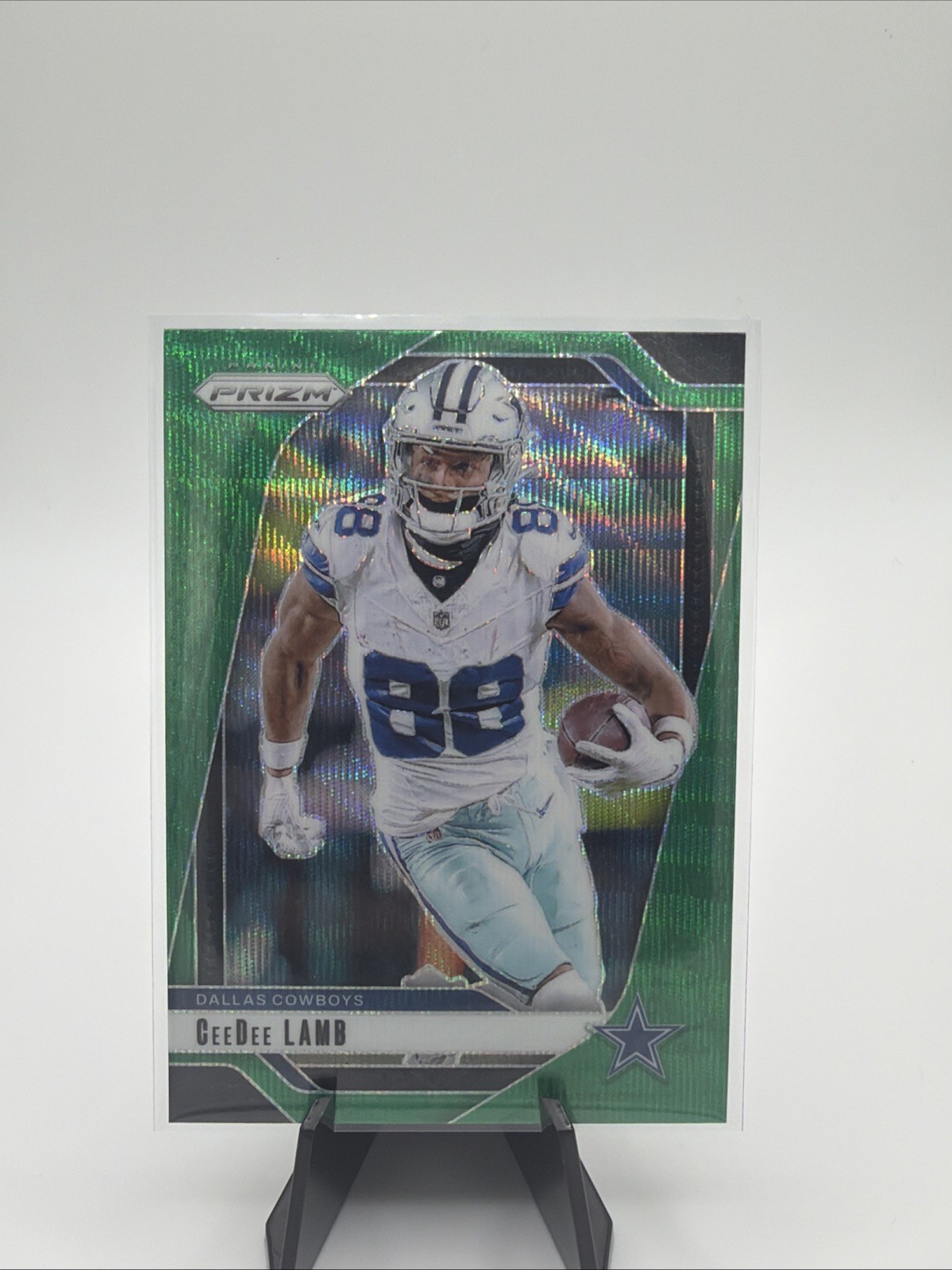 2024 Panini Prizm - CeeDee Lamb #75 Green Wave Prizm