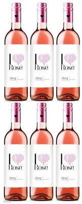 6 Flaschen I Heart Rose Spätburgunder a 0,75 L 12 % vol. Rosewein
