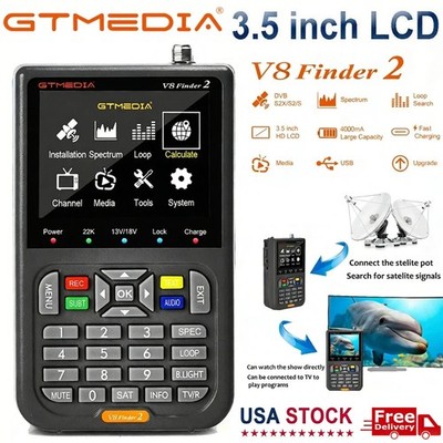 GTMedia V8 Finder Digital DVB-S/S2/S2X Satellite Signal Strengthen Meter WIFI US