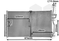 VAN Wezel Kondensator, Klimaanlage U.A. FüR Chevrolet, Opel
