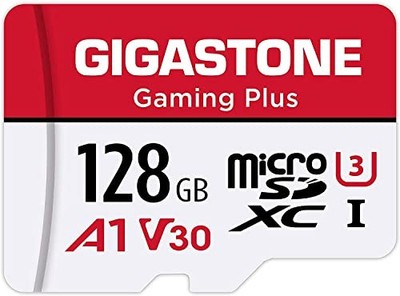 Gigastone 128GB Micro SD Card Compatible with Nintendo Switch 100MB/s Transfer