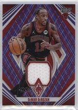 2023-24 Panini Phoenix Veteran Materials Purple 59/99 DeMar DeRozan #VM-DER 15bk