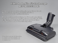 Aeg Electrolux ElektrobodendüSe 140223130042 Brushrollclean Staubsauger DüSe
