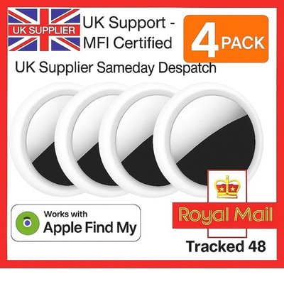 4er Pack Oscanna Air Tracker Tags für Apple funktioniert mit Apple Airtag ''Find My App''