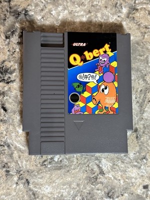 Q*Bert For Nintendo NES Cartridge Only Tested Working