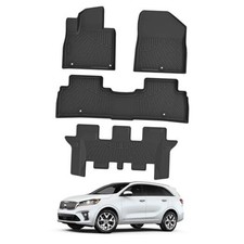 Floor Mats for Kia Sorento 2016 2017 6 Kia Sorento  Fit 7 Seats  2016-2020  
