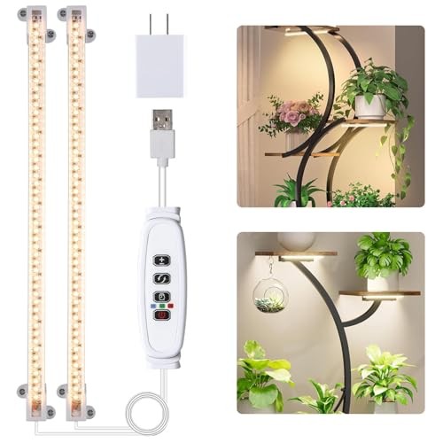 Strips For Indoor Plants Full 13inch 2 Strip 1 Pack 3500k Warm