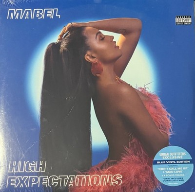 Mabel   High Expectations Double LP Record Blue Vinyl Limited Edition Sealed