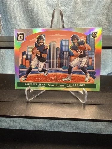 2024 Panini Donruss Optic - Downtown Duos Caleb Williams, Rome Odunze #10 (RC)