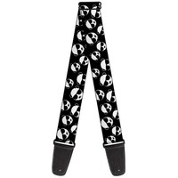 Guitar Strap - Multi Panda W/Sunglasses Black/White (Us Import) Acc Neu
