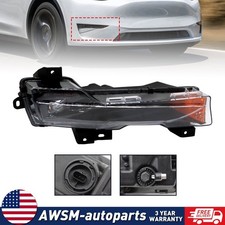 Front Fog Light Wled Drl Right Passenger Side For 2017-2023 Tesla Model 3 Y Front Fog Light Wled Drl Right Passenger Side For 2017-2023 Tesla Model 3 Y
