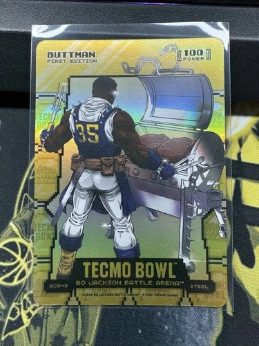 2026 Bo Jackson Battle Arena Buttman GC643 100 Power Steel Gold Coin