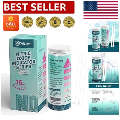 Easy-to-Use Nitric Oxide Indicator Strips - 25 Count for Instant Feedback
