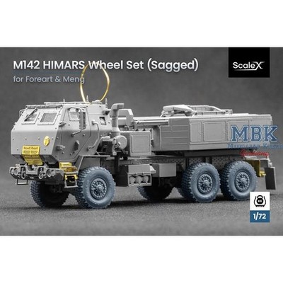 Scale X SCX-WM72002s HIMARS Sagged wheel set (ForeArt/Meng) - 1/72
