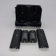 NYKO Wii Charge Station #87016-A50 With 2 Battery Packs And Backs Tested