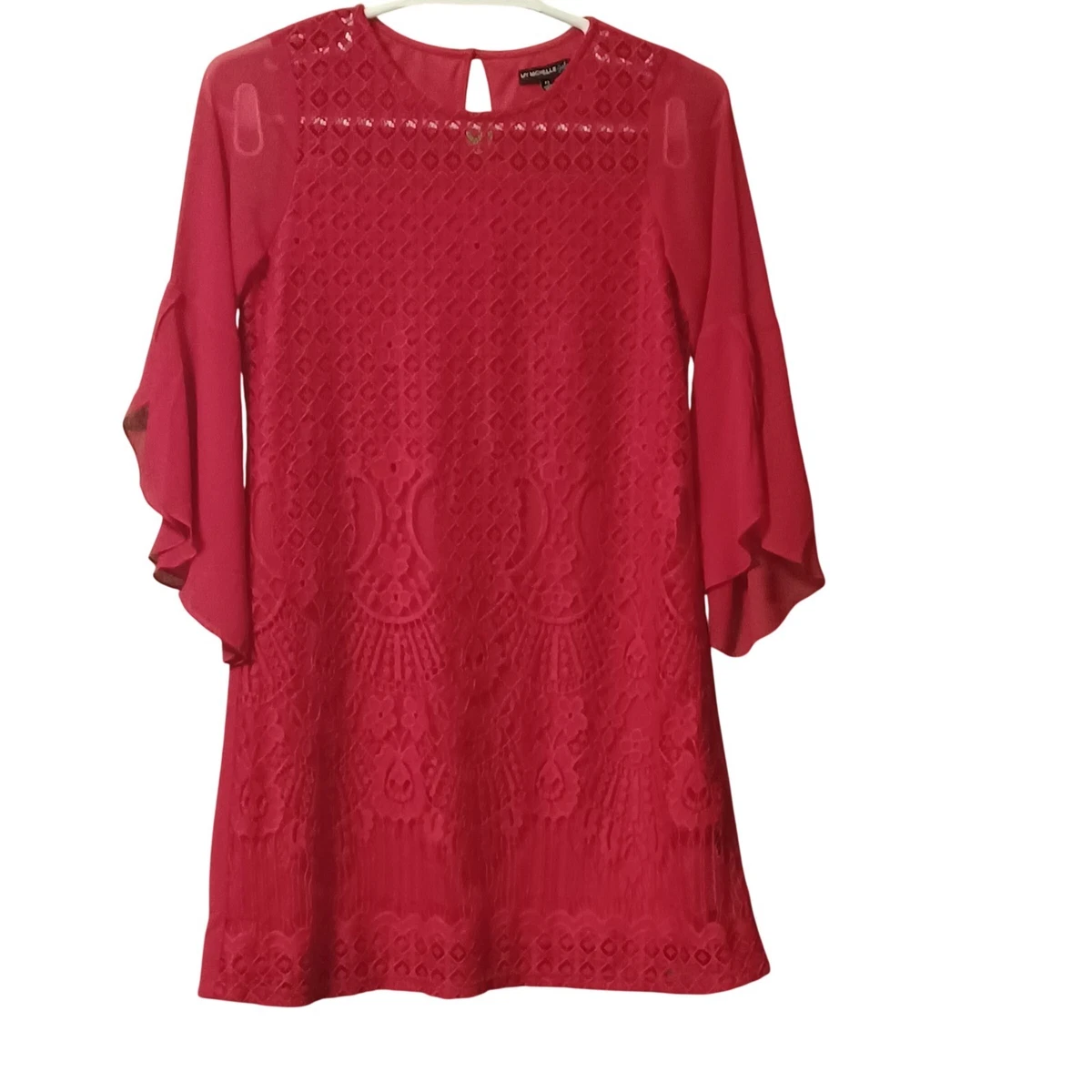 bodita mini dress in white cotton lace Bodhi White Lace Mini Dress - US 12 main image 0