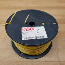 Carol Cable 76502.18.05 18/1 Stranded Copper Wire Red 600V MTW UL,TFF Or AWM