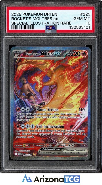 Team Rocket's Moltres ex #229 (Destined Rivals (2025))