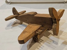 Handcrafted Wooden P40 WW2 Fighter Plane Toy Airplane Model Airplane Home Decor