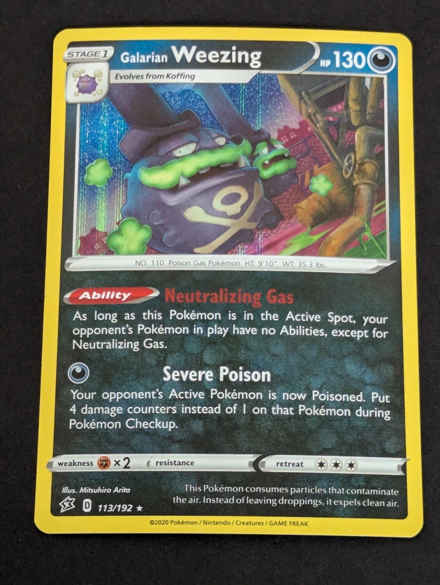 Galarian Weezing Pokémon TCG Cards for sale