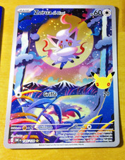 CARTA HOLO POKEMON 30° ANNIVERSARIO ZORUA 145/128 30C FR NUOVO DI ZECCA 2026