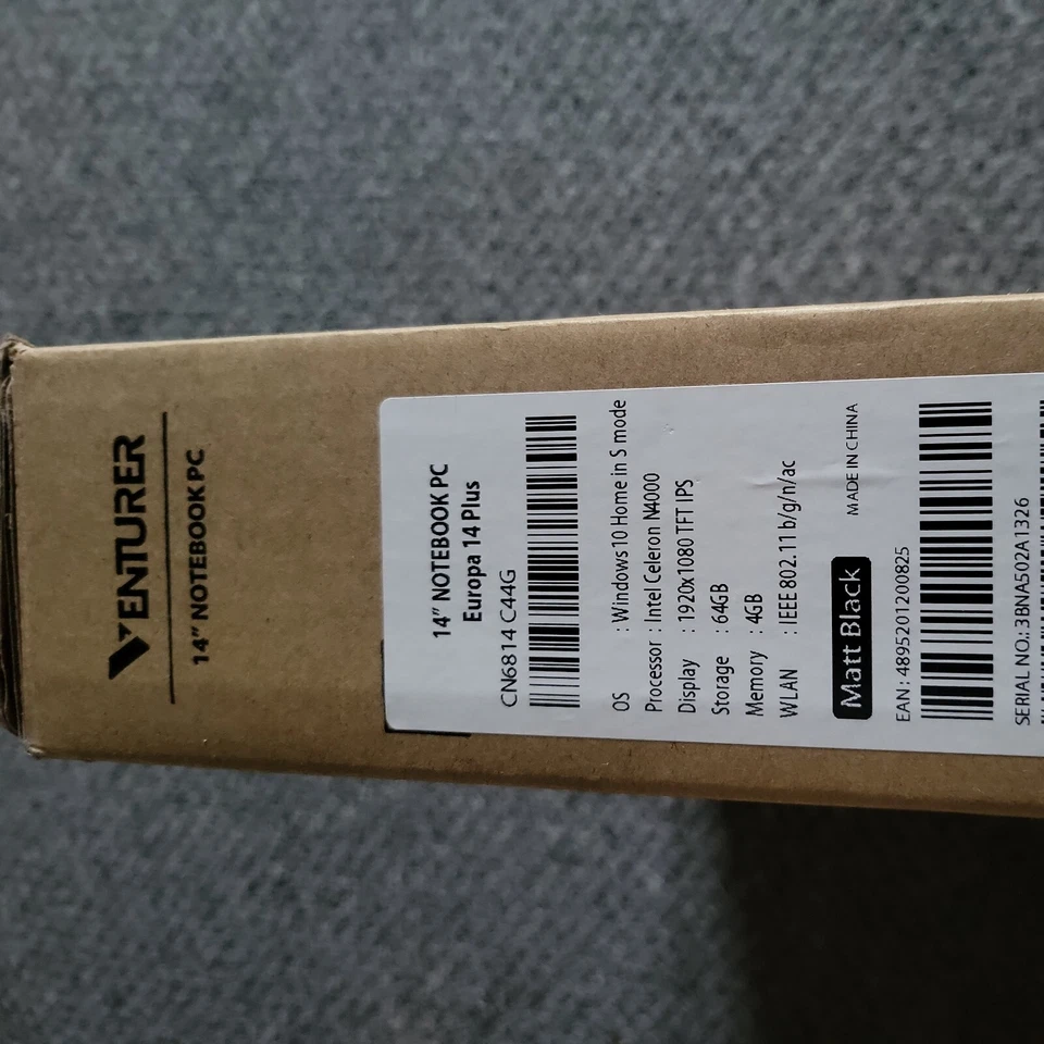 Venturer Europa 14 Plus Notebook 4GB RAM 64GB SSD 14" FHD/Windows 10S (Matte ... - Image 3 of 4