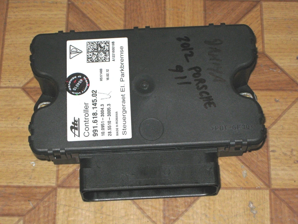 Porsche 911 Boxster 2012 2013 unidad de control de freno de estacionamiento pieza # 99161814502, OEM Foto 2 de 3