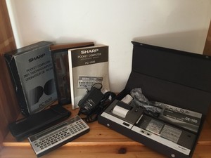 Discount Wholesale Outlet Online Sharp Pc 1500 Pocket Computer Boxed Case Ce 150 Interface Printer Tested 21 Latest Shubhsanket Org
