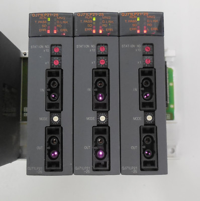 HV# Mitsubishi Melsec-Q QJ71LP21-25 data link unit (lot of 3) | eBay