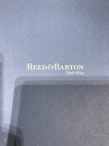 Reed & barton #3357 Cool Blue Faux Croc Frame 5” X 7” New- Factory Sealed & Box - Picture 10 of 10