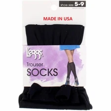 10 Pairs L'eggs® Women's Trouser Socks size 5-9 "MADE IN USA"