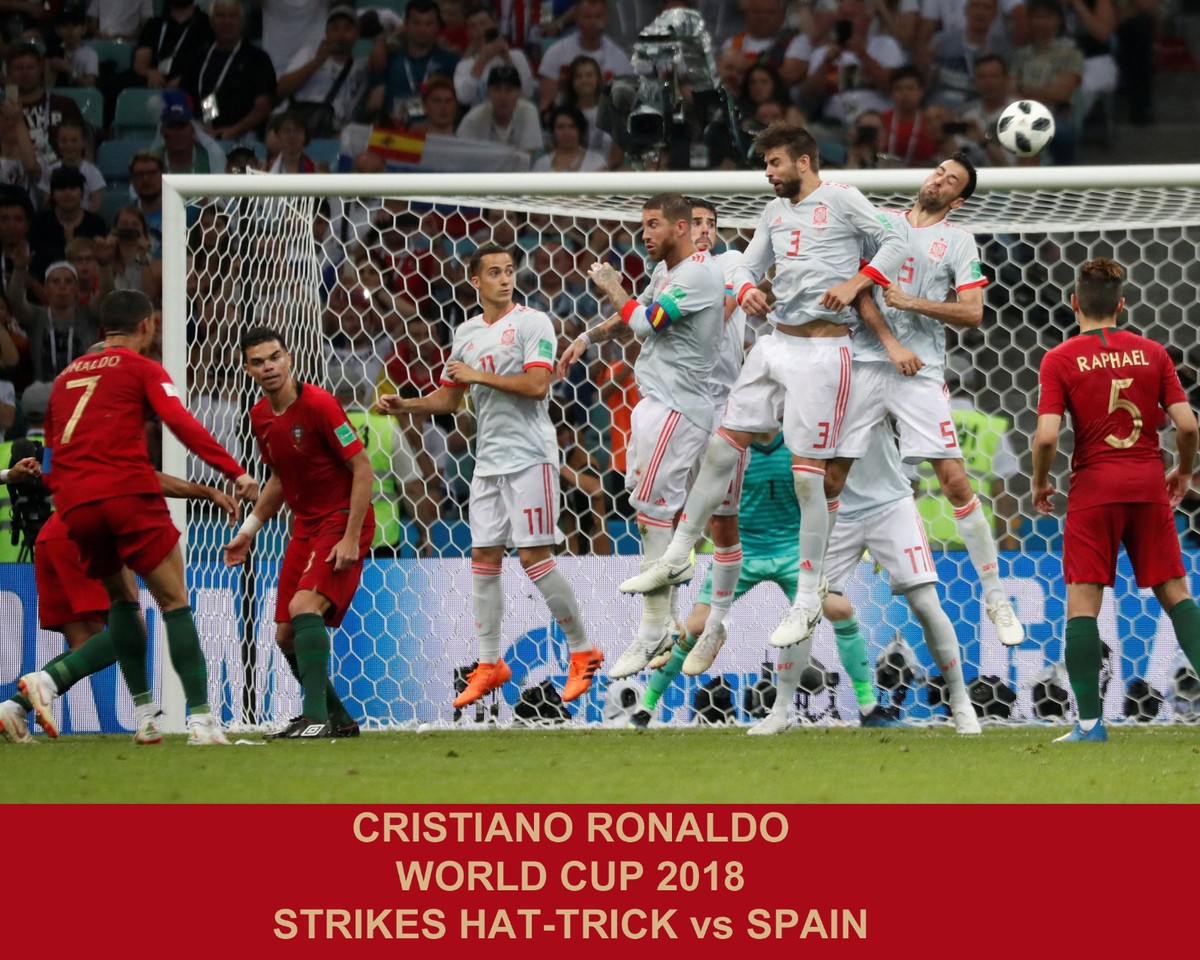 Cristiano Ronaldo Strikes Hat-trick vs Spain (World Cup 2018