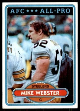 1980 Topps Mike Webster Pittsburgh Steelers #350
