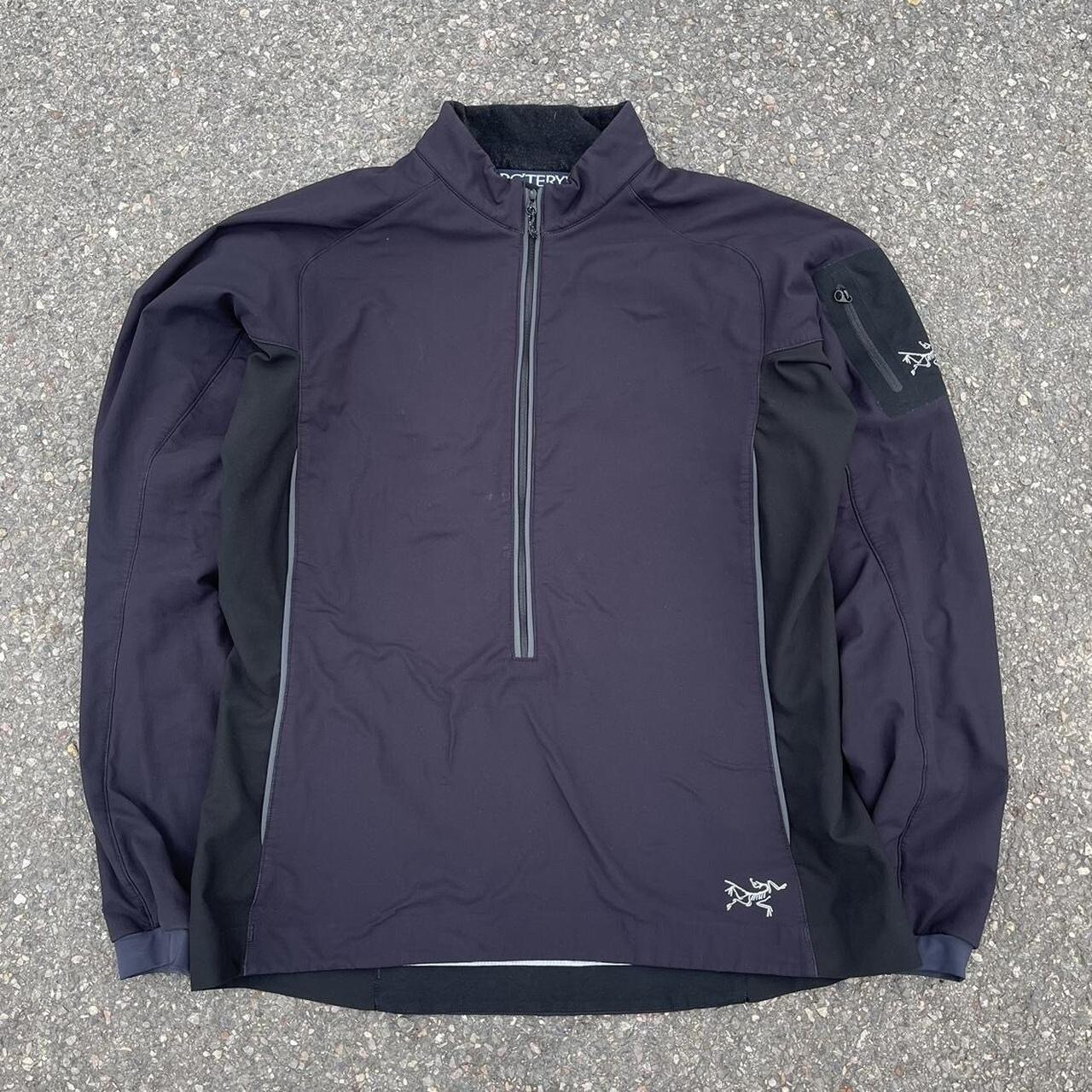 ARC'TERYX Rara giacca Arcteryx 1 4 zip y2k nera e grigia donna piccola