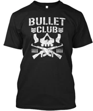 Bullet Club T-Shirt Made in the USA Size S to 5XL
