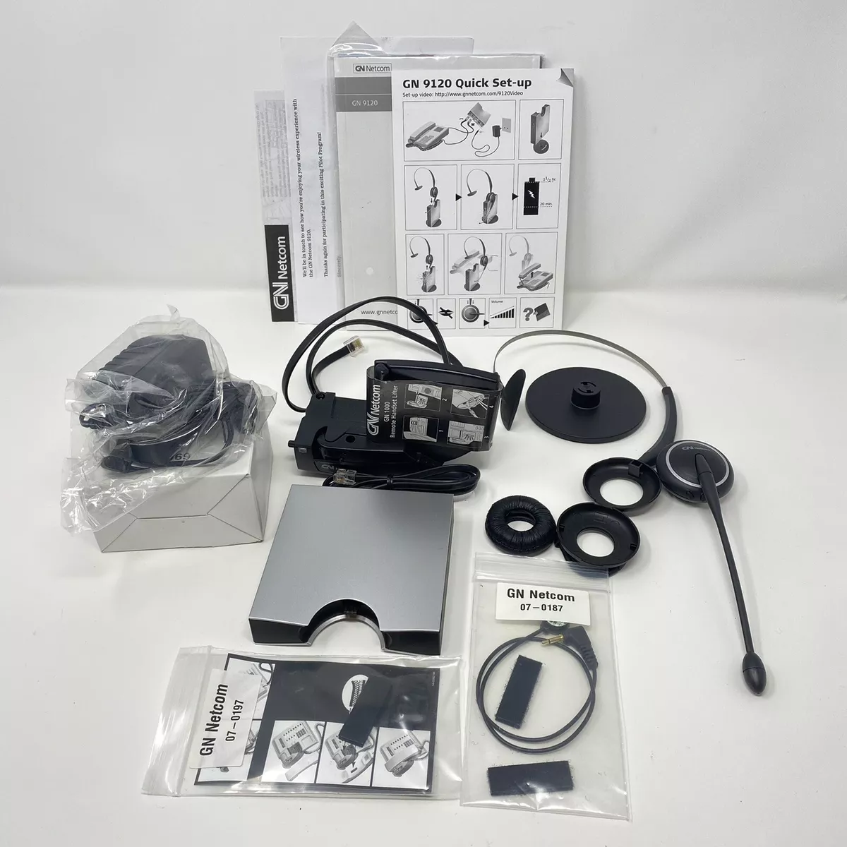 GN Netcom GN9120 w GN1000 Flex Boom NC Noise Canceling Wireless Microphone