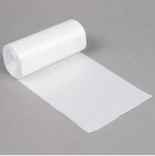 100 Trash Garbage Bags - 7 GALLONS - Can Liner 20" x 22" High Density 8 Micron