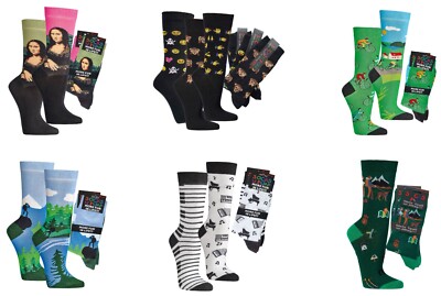 2 Paar lustige Socken missmatched Pferde Traktor Fußball uvm ideal als Geschenk
