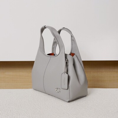 COACH LANA SHOULDER 2WAY BAG CM545 Gray Outlet NEW | eBay