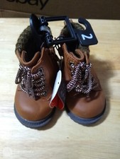 Wonder Nation Baby Girls Sweater Knit Boot -Chestnut-Size 2 3 Month -NWT